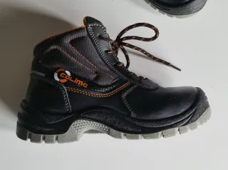 Zapatos de seguridad CALIMA negros y naranjas