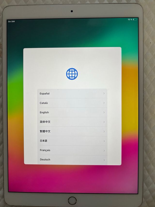 iPad Pro 10.5 256 GB Wi-Fi + 4G A1709 con caja