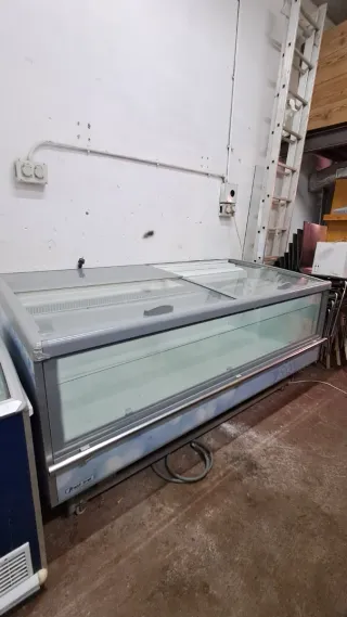 Congelador industrial cristal