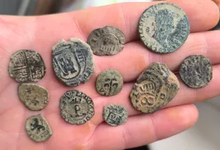 Lote monedas antiguas españolas