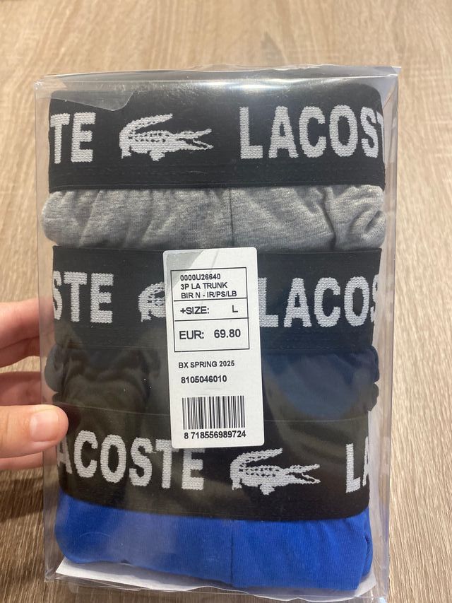 Pack 3 Boxers Lacoste L