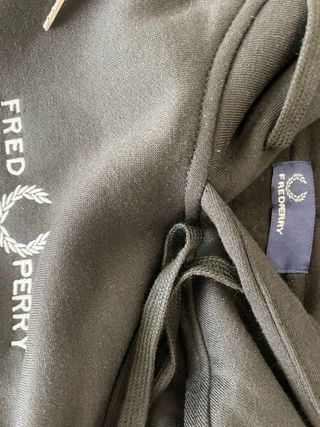 Sudadera Fred Perry Negra Talla M