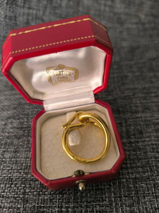 Hermes Ring anillo para pañuelos –LUJO– Oro Dorado