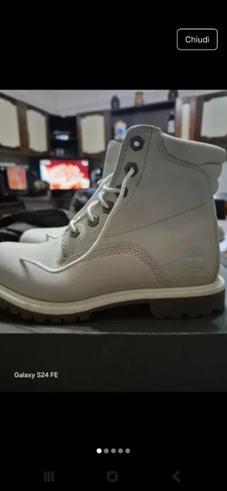 Timberland Stivali Donna Bianco