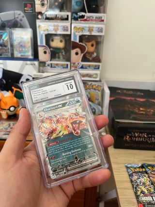 Carta Pokémon Charizard ex CGC 10 Gem Mint