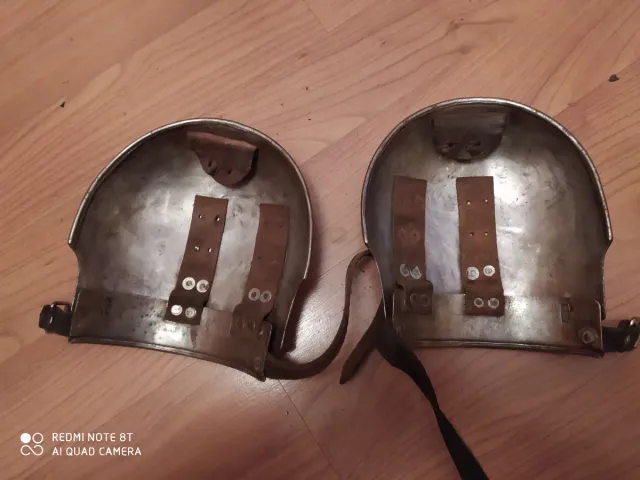 Hombreras acero recreación, rol en vivo, bohurt