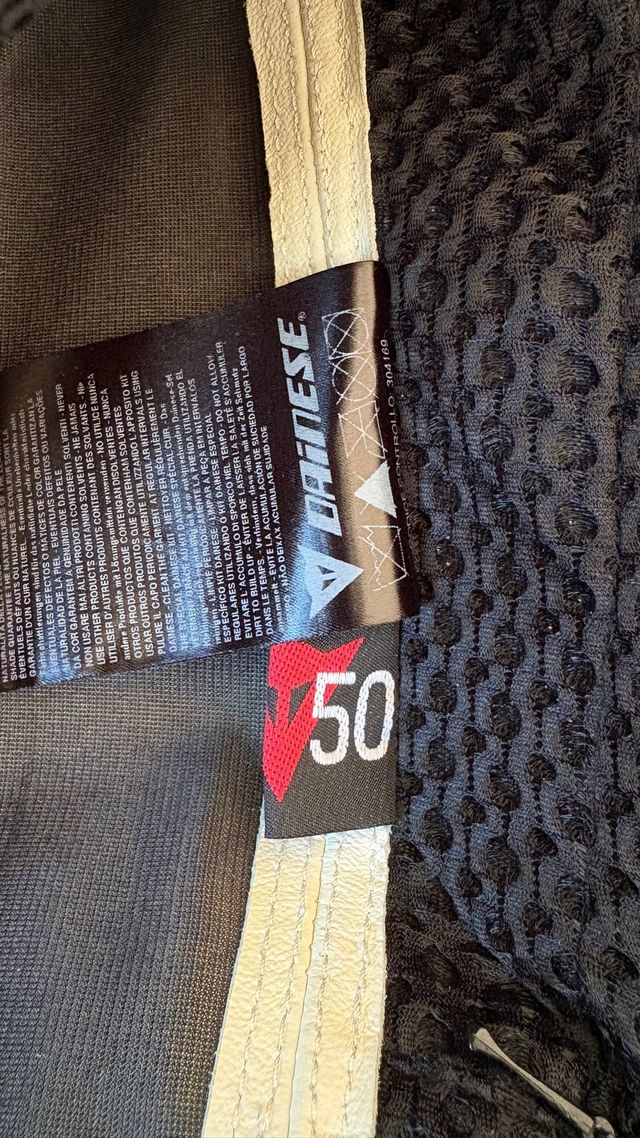 Chaqueta Dainese Cuero Perforado