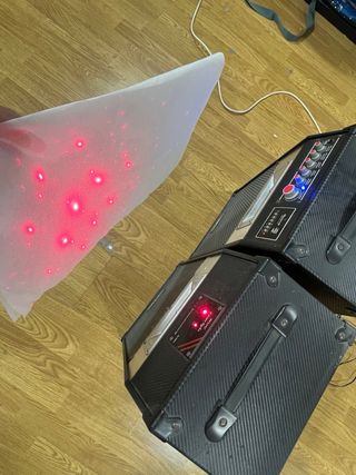 2 Altavoces Vintage TEMEISHENG Negros/Dorados