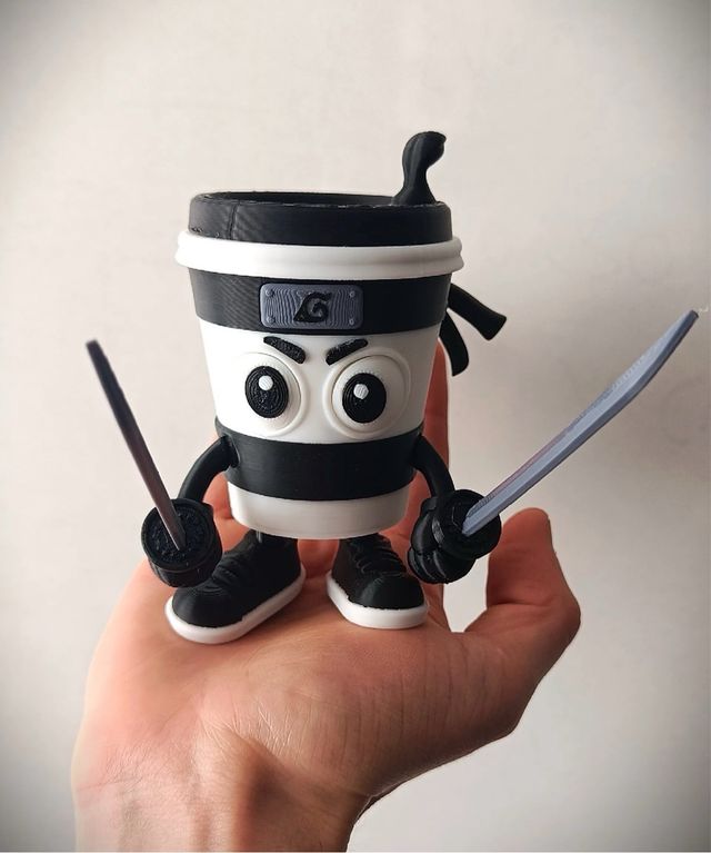 Figura Tazza Ninja Brainrot Edition