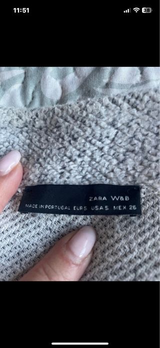 Chaqueta Zara Gris
