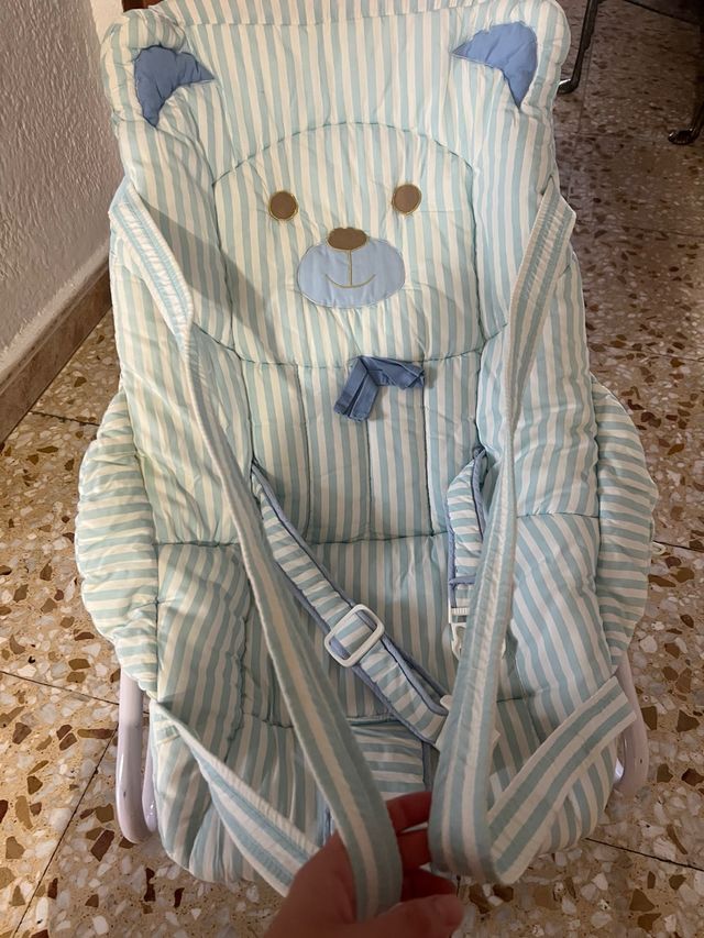 Hamaca bebé osito rayas