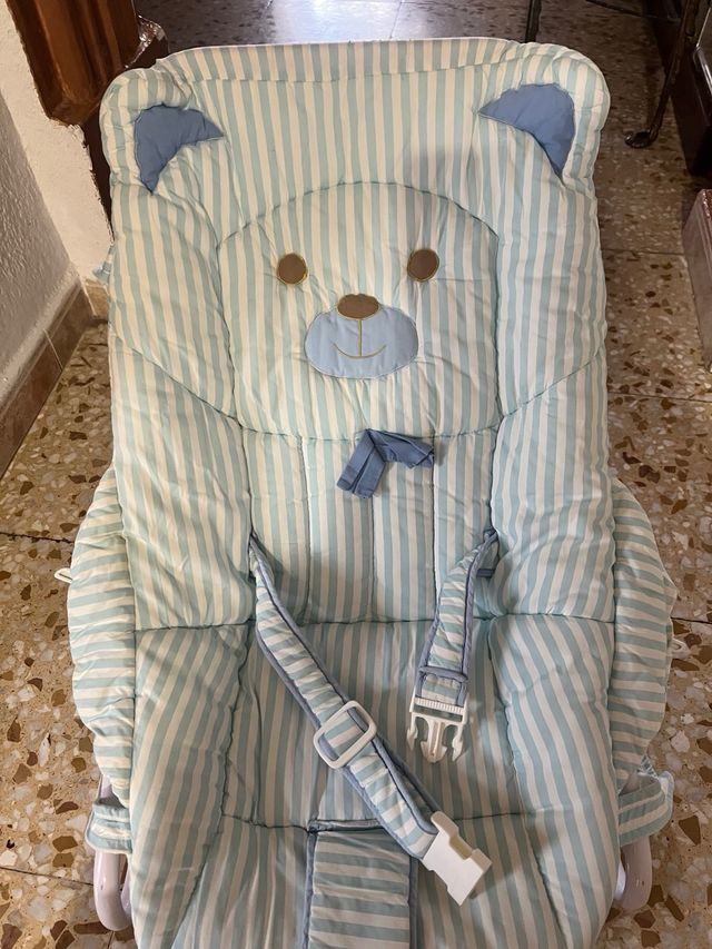 Hamaca bebé osito rayas