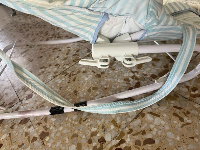 Hamaca bebé osito rayas