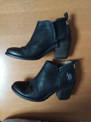 Stivali Vera Pelle U.S. Polo Assn. Neri