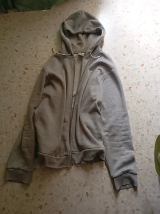 Sudadera Nike Gris Cremallera