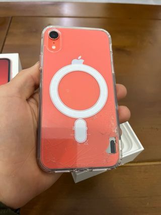iPhone XR corallo/oro rosa