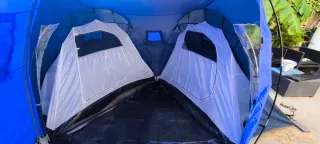 Tienda de campaña 3 habitaciones