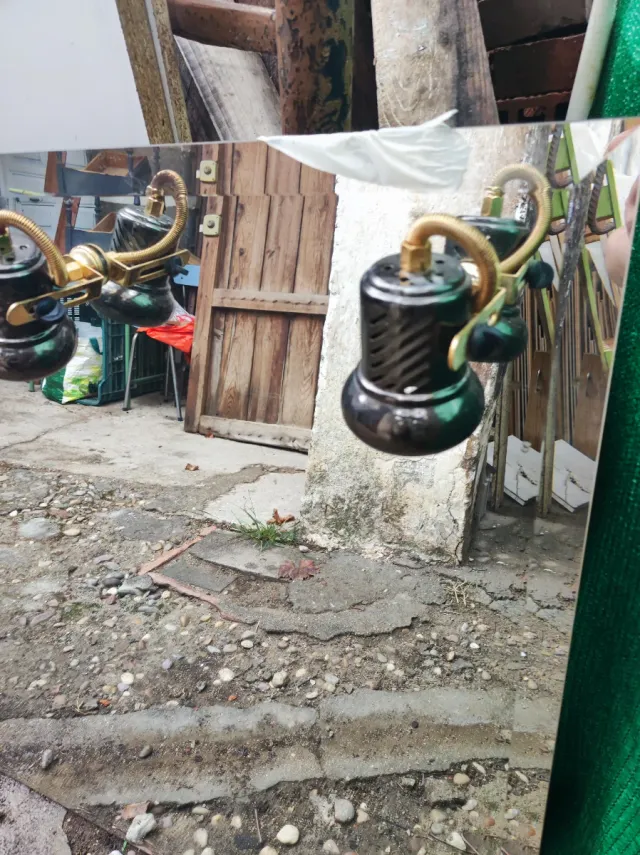 Espejos decorativos dorados y plateados