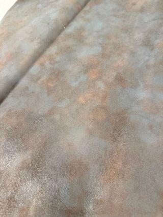 Napa de cabra marrón y gris