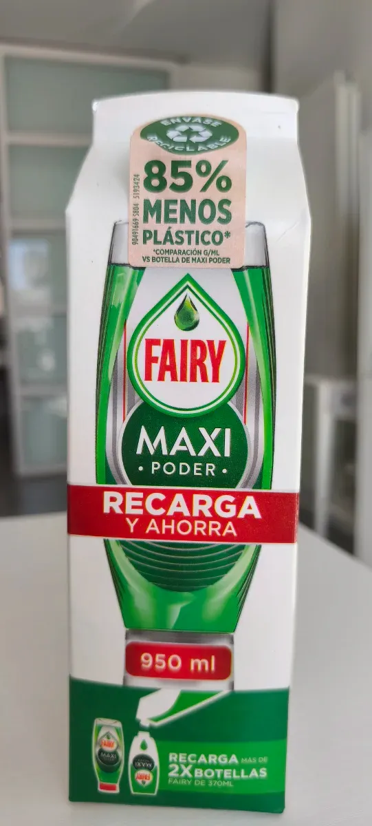 Fairy Maxi Poder Lavavajillas 950 ml