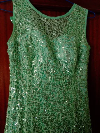 Vestido de fiesta con lentejuelas
# boda gitana.