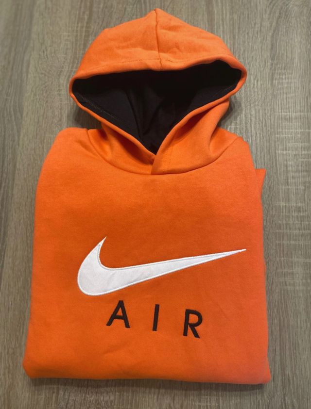 Sweatshirt Nike Air Laranja Tamanho S