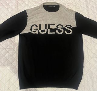 Jersey Guess Negro y Gris