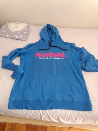 Sudadera Koröshi Hombre Azul