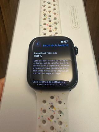 Apple Watch Series 8 GPS 45mm Negro +1año Garantía