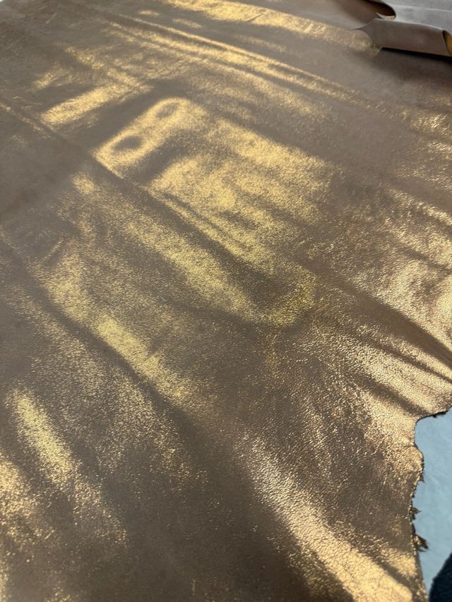 Napa Cabra Laminado Cobre