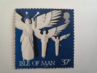 Sellos Navidad Isla de Man 1991