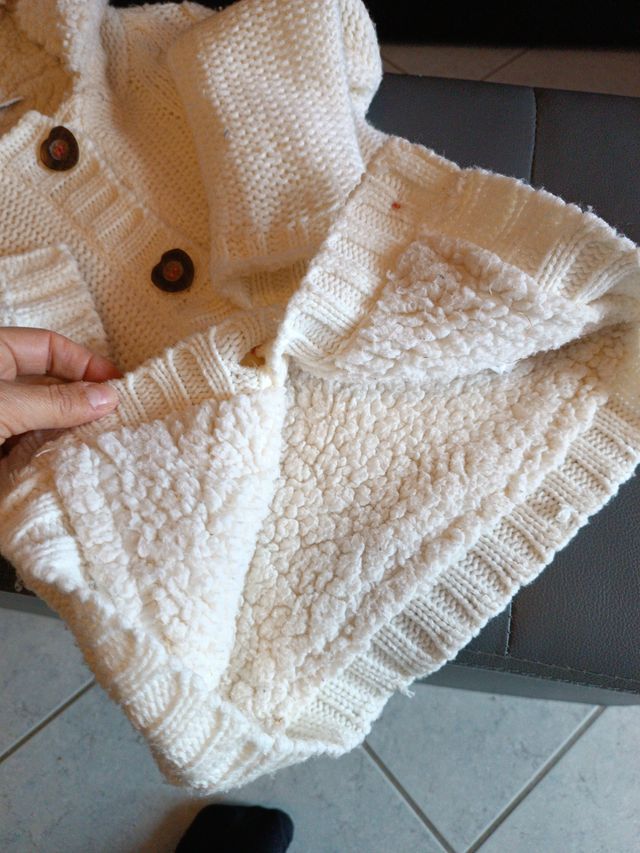 Giacca bimba 2/4 anni con cappuccio