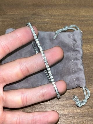 Pulsera Plata Circonitas