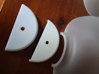 Coppia applique vintage anni 60 vetro