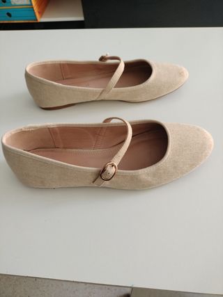 Zapatos Marypaz Talla 39 Beige