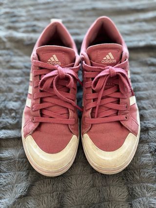 Playeras Adidas Rosas y Blancas Talla 40