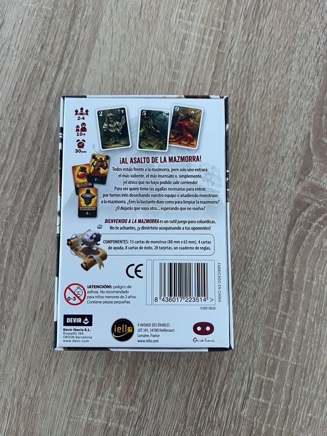 Juego de mesa: Bienvenido a la mazmorra