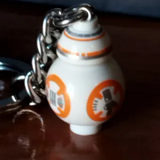 Llaveros Star Wars Lego Yoda y BB-8