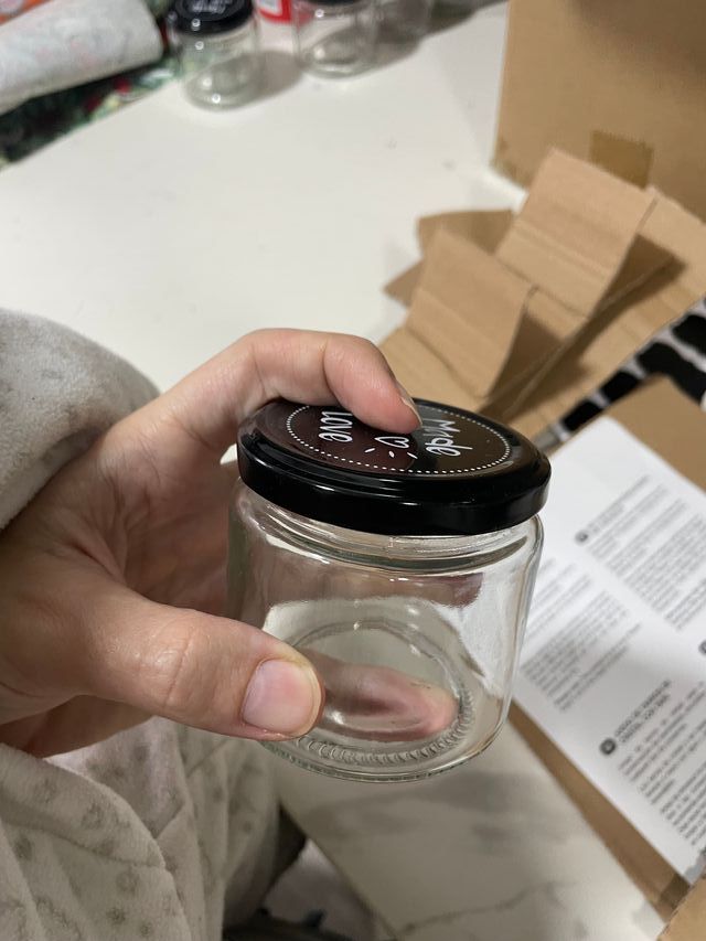 18 tarros cristal 125ml nuevos