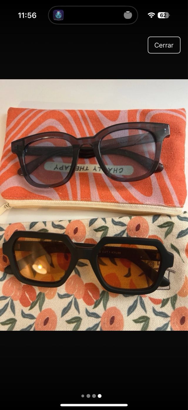 Gafas de sol Charly Therapy negras y naranjas