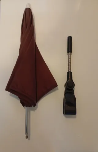 Sombrilla universal marrón