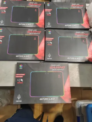 5 Tappetini Gaming Triton RGB LED GP35-LED