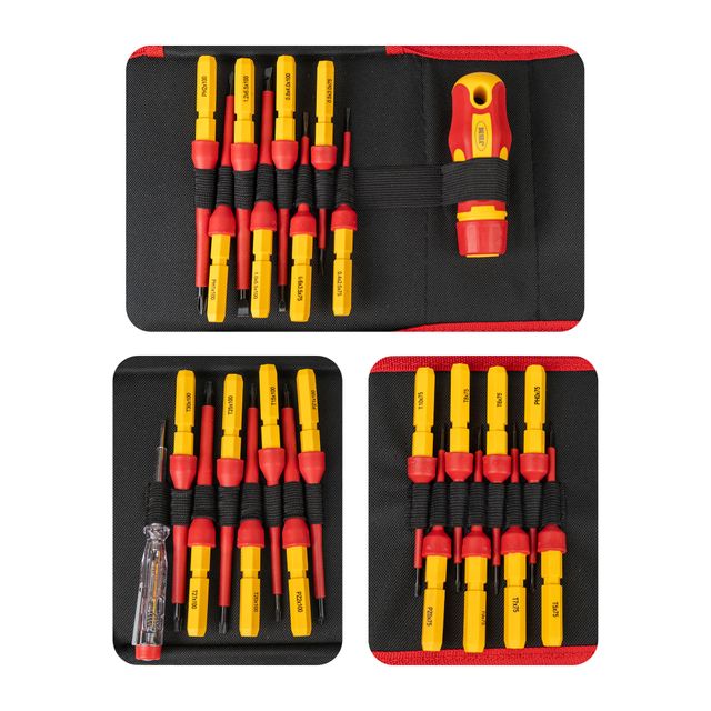 SET DESTORNILLADORES INTERCAMBIABLES AISLADOS