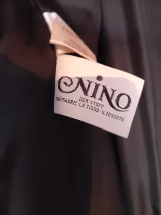 Gabardina Negra Hombre T48 NUEVA