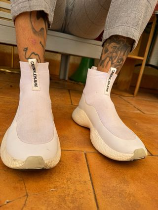 Zapatillas Calvin Klein Jeans Rosa/Blanco