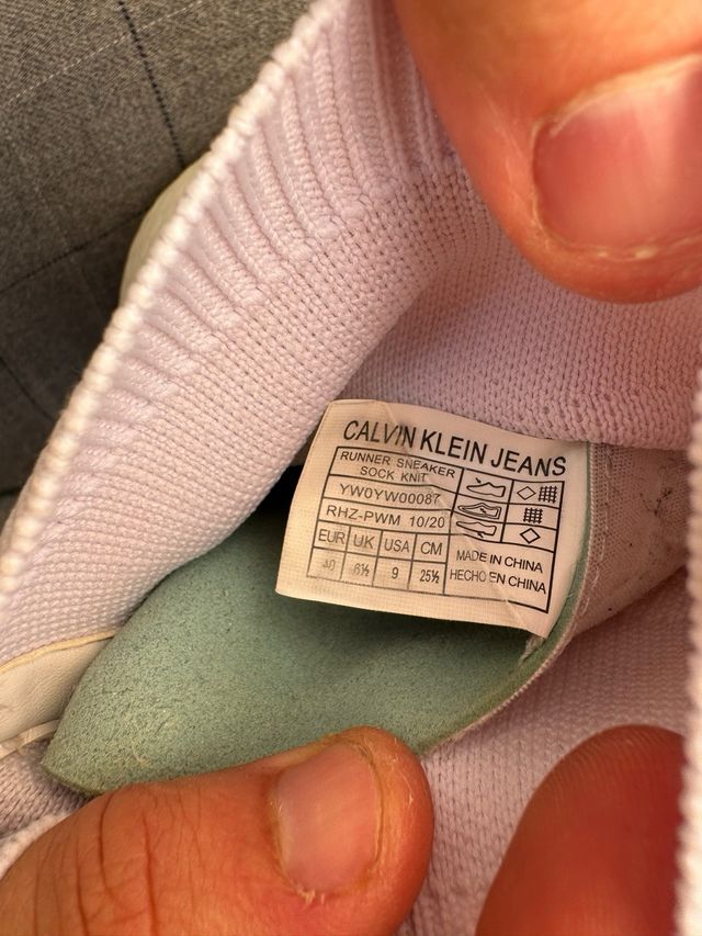 Zapatillas Calvin Klein Jeans Rosa/Blanco