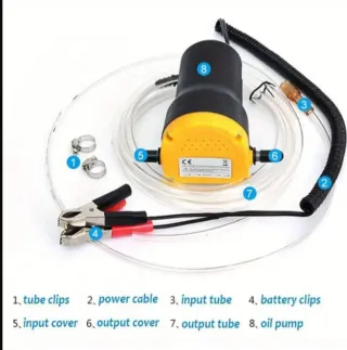 BOMBA PARA CAMBIO DE ACEITE DE 12 V