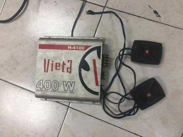 ETAPA POTENCIA VIETA 400W CON FILTRO GRAVES JBL