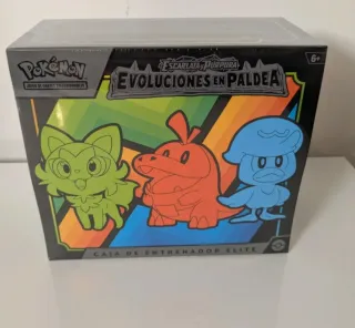 Caja Entrenador Élite Pokémon evoluciones  Paldea