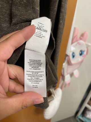 Jersey Polo Ralph Lauren Marrón Media Cremallera